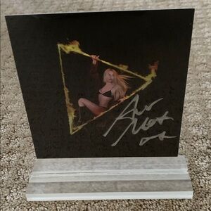 Ava Max SIGNED Don’t Click Play Art Card